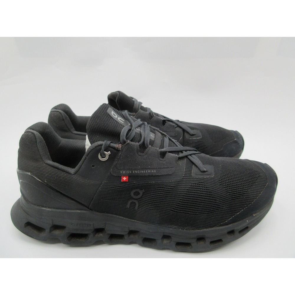 On Cloudstratus Shoes Mens Size 12.5 Black CloudTec Running Sneakers 39.99214